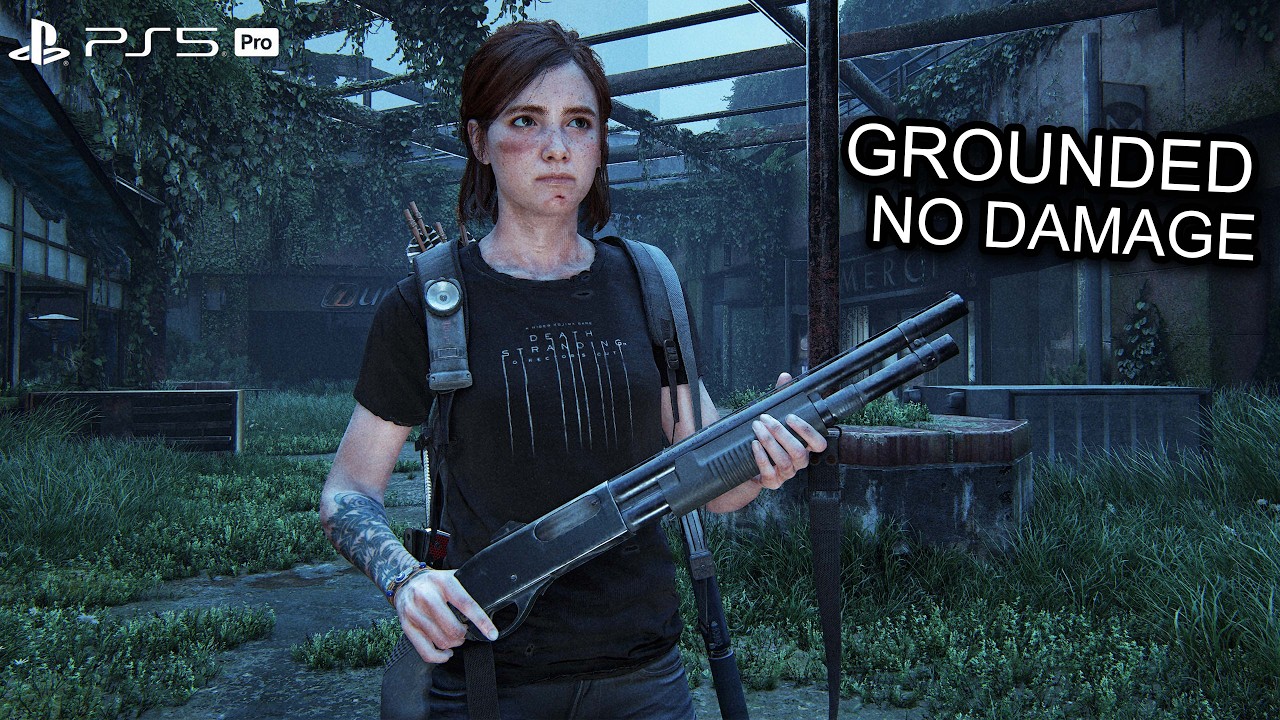 The Last Of Us 2 Aggressive & Stealth Gameplay ( GROUNDED / NO DAMAGE ) | 4K/60FPS