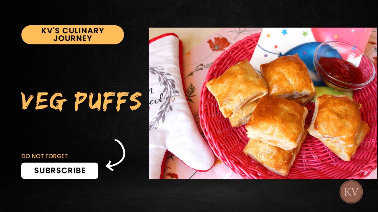 BAKERY VEG PUFF RECIPE | PARTY SNACK IDEAS | #vegpuffs #vegpuff #partysnacks