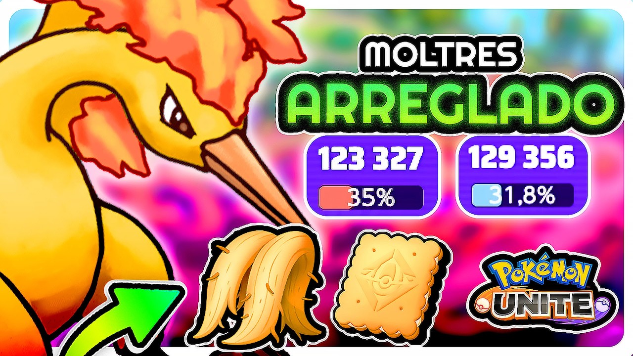 CON ESTA BUILD MOLTRES NO MUERE | Pokémon Unite