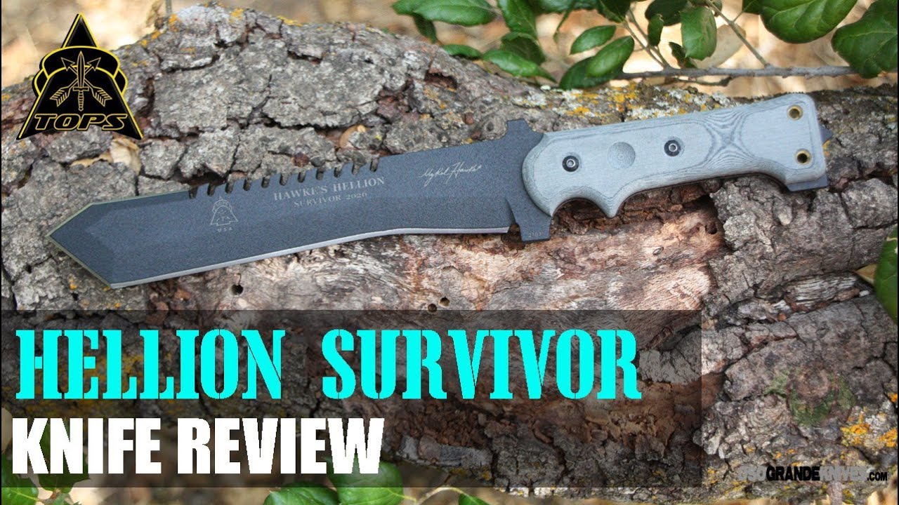 TOPS Hawkes Hellion 2020 Survival Knife Review | OsoGrandeKnives