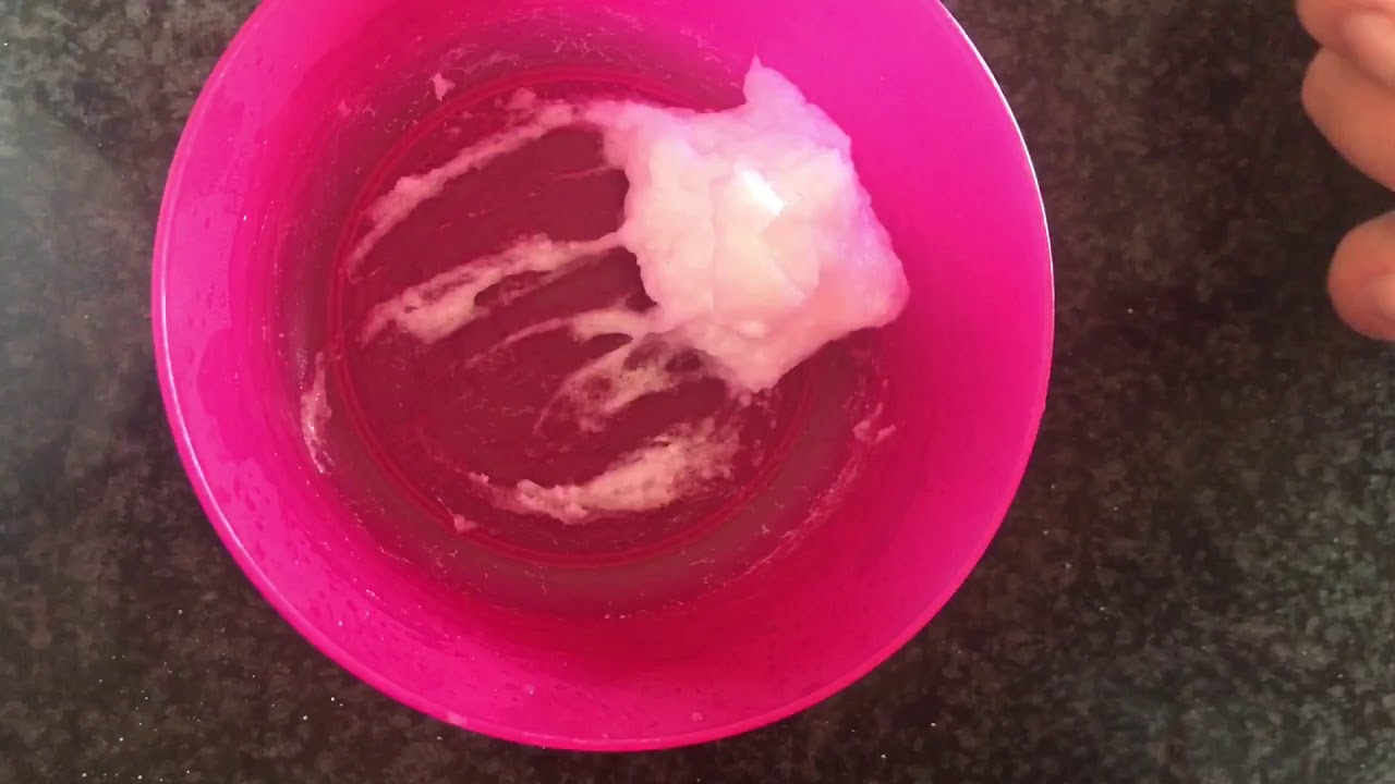 Slime utan linsväskta,raklödder och lim | Slime Sisters |