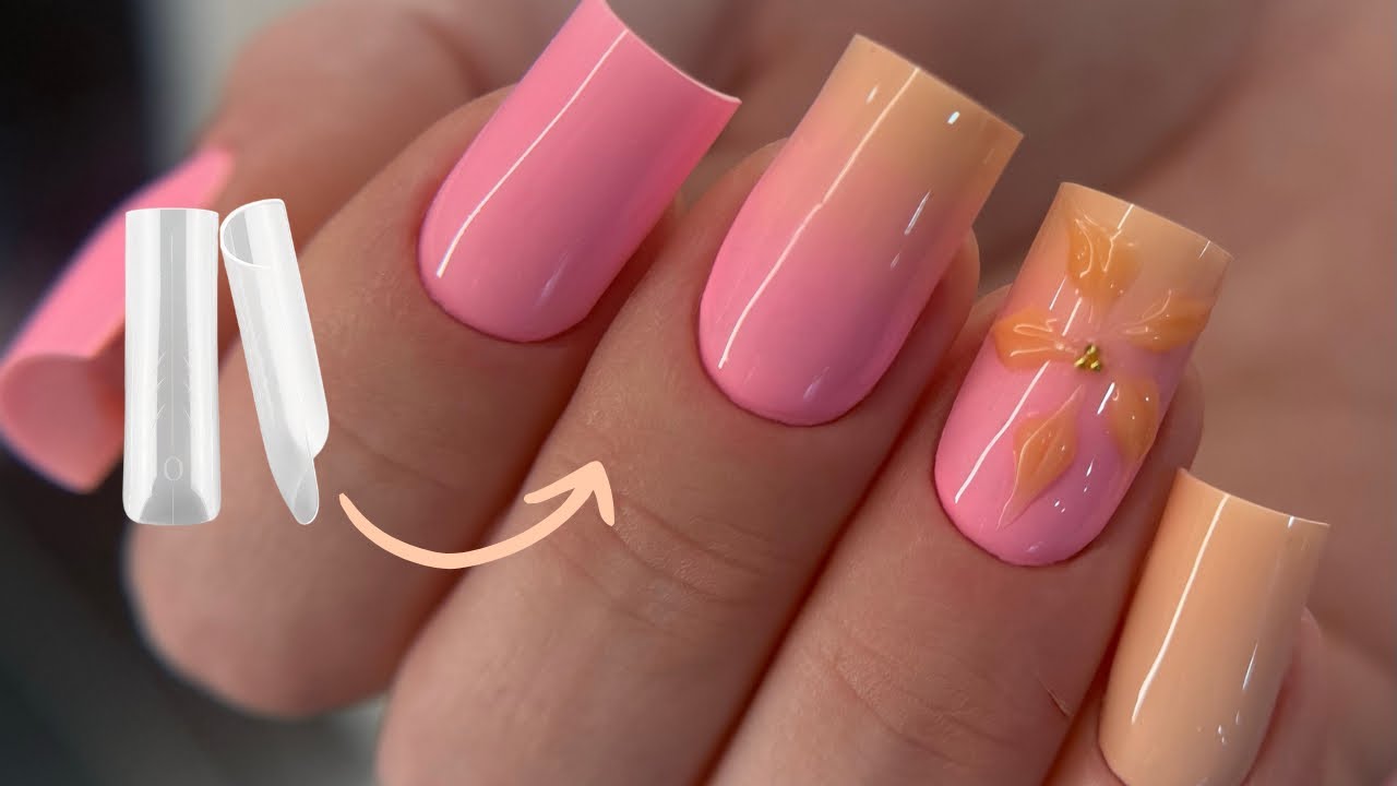 TUTO ONGLES forme POPIT SQUARE w./ dégradé 🎀