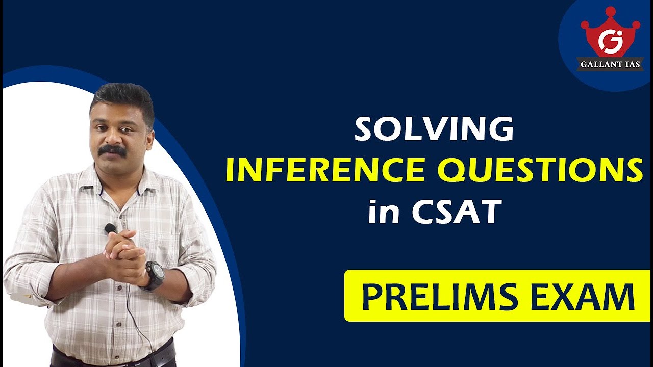 Solving Inference Questions in Reading Comprehension | CSAT Prelims | UPSC Exam