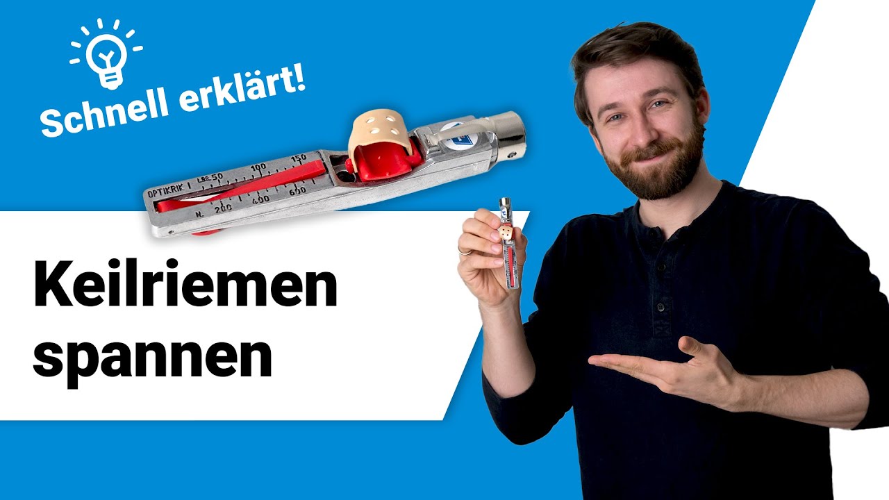 Keilriemen spannen | Schnell erklärt | HowTo - Z24.de
