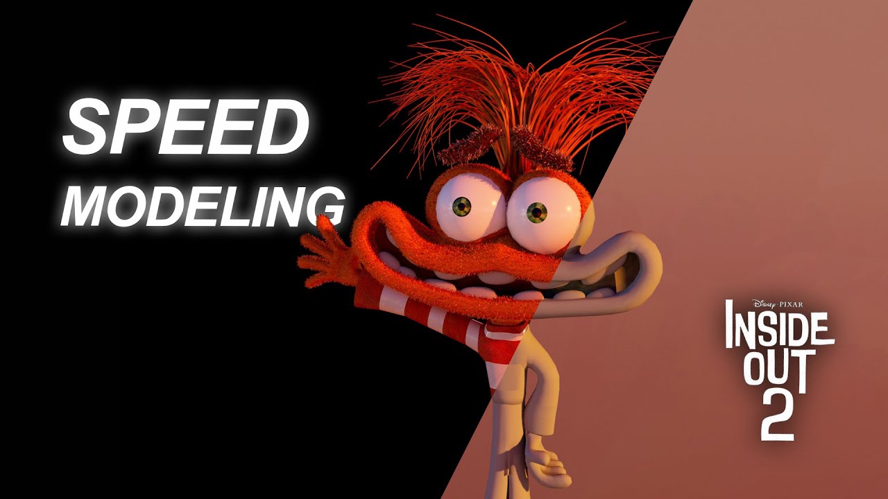 Recreando a Ansiedad! Speed Modeling InsideOut 2