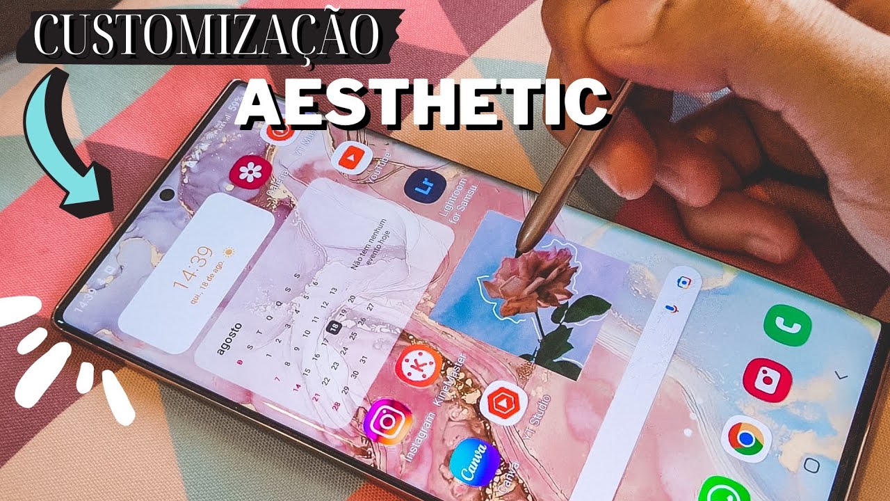 Note 20 Ultra|🌸Customize sua HomeScreen aesthetic