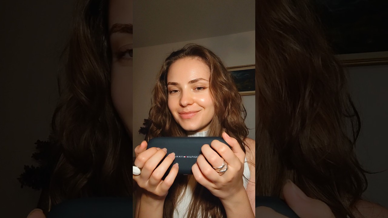 🕶️ ASMR tapping on glasses case 🤓 #asmr #tapping #notalking