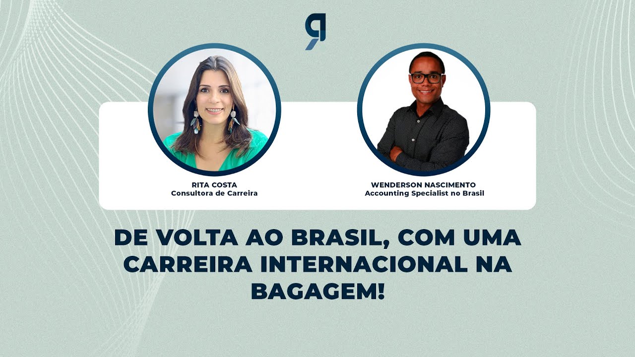 De volta ao Brasil, com uma carreira internacional na bagagem!