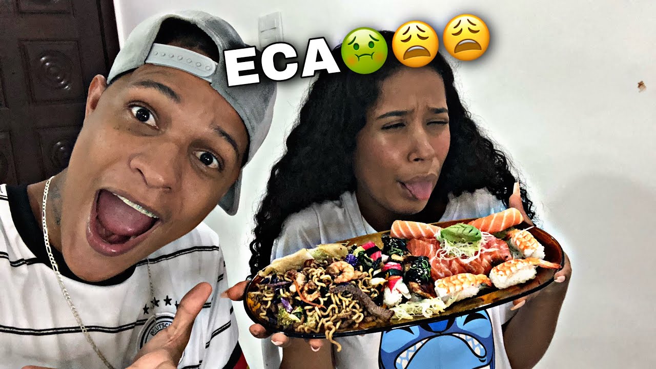 QUEM COME MAIS COMIDA JAPONESA GANHA 150,00😂