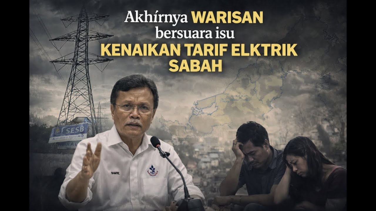Akhirnya WARISAN bersuara isu KENAIKAN TARIF ELEKTRIK SABAH