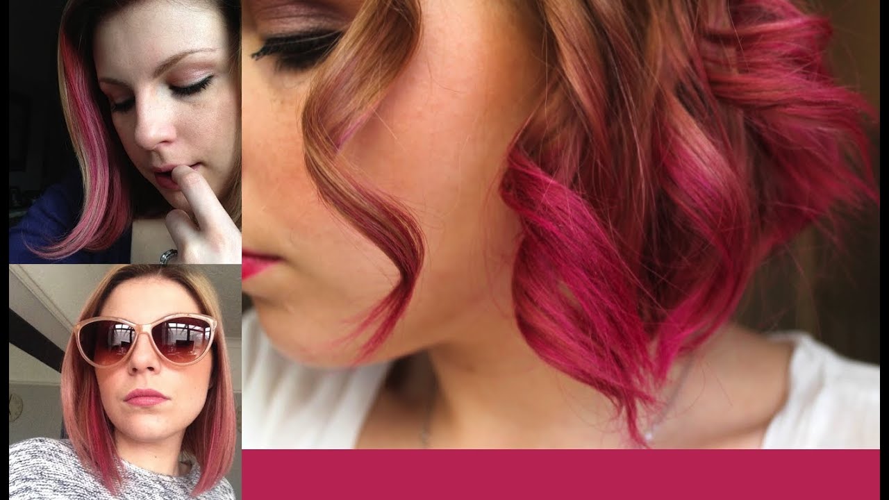 How I Dye My Hair Pink - Streaks & Dip Dye