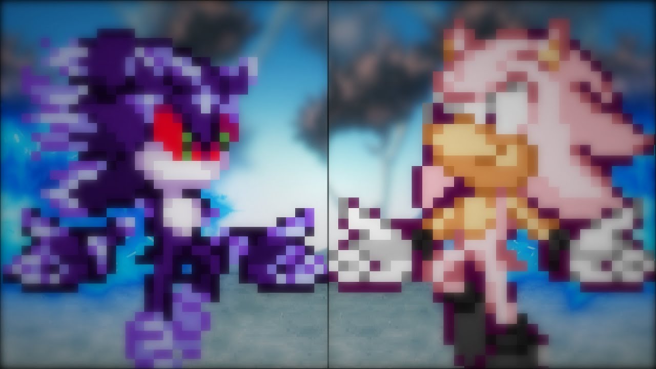 Sonic Black vs Mephiles