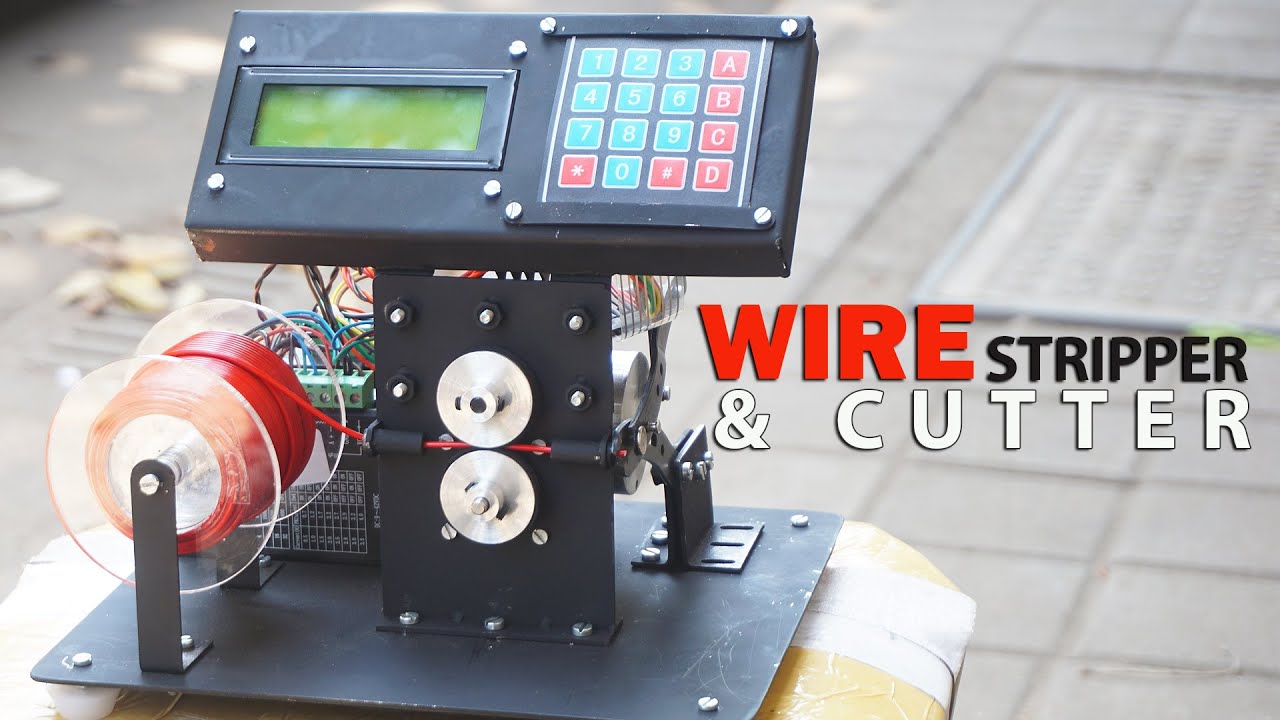 Automatic Wire Cutter And Stripper Machine | Diy Mechanical Projects Ideas