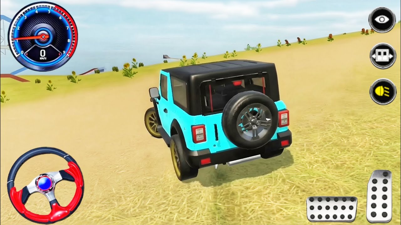 Indian Jeep Wala Game 3D: Extreme Offroad Driving Challenge! 🚙💨 - Android Gameplay 