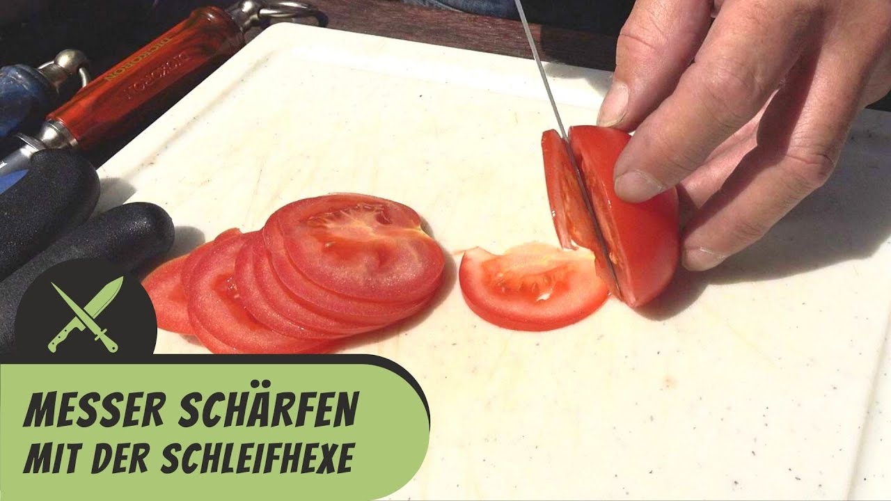 Messer schärfen mit der Schleifhexe