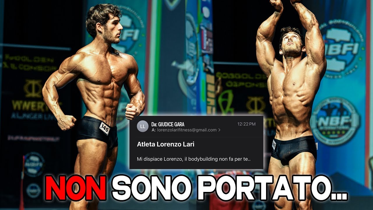 LASCIO IL BODYBUILDING (la mia ultima gara)