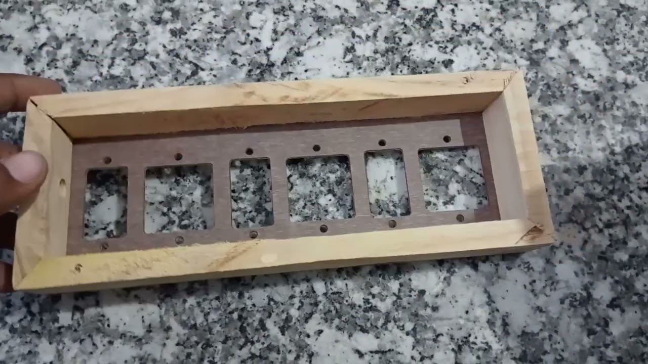 Wooden Readymade Switch Board 3+3 | Available on IndiaMART