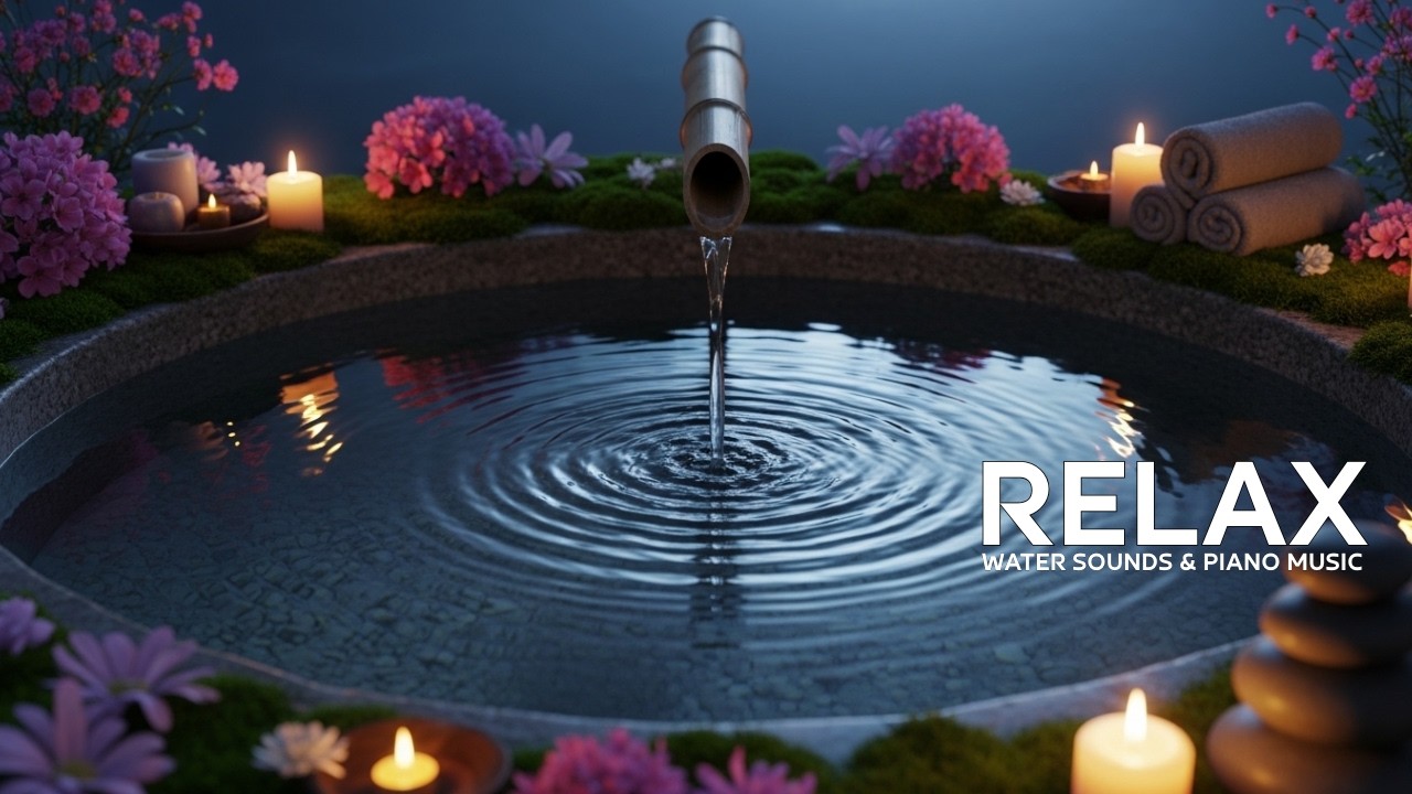 🌿 Zen Bamboo Tranquil Night & Soft Piano | Dreamful Sleep 🌿