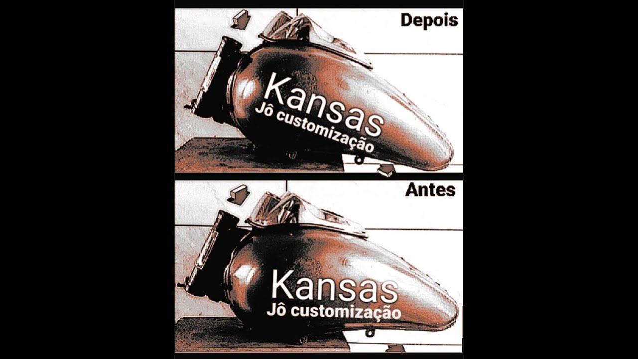 COMO LEVANTAR O TANQUE DA KANSAS 150 E COLOCAR TRANA NA FRENTE .