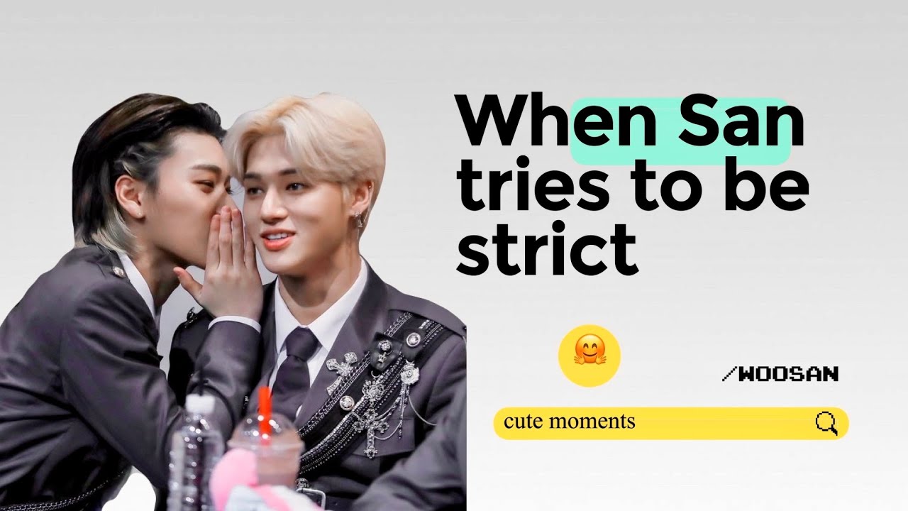 SAN SHOWING HIS LOVE AND CARE TO WOOYOUNG