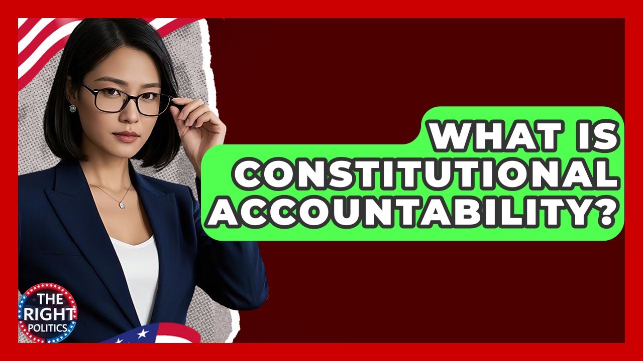 What Is Constitutional Accountability? - The Right Politics