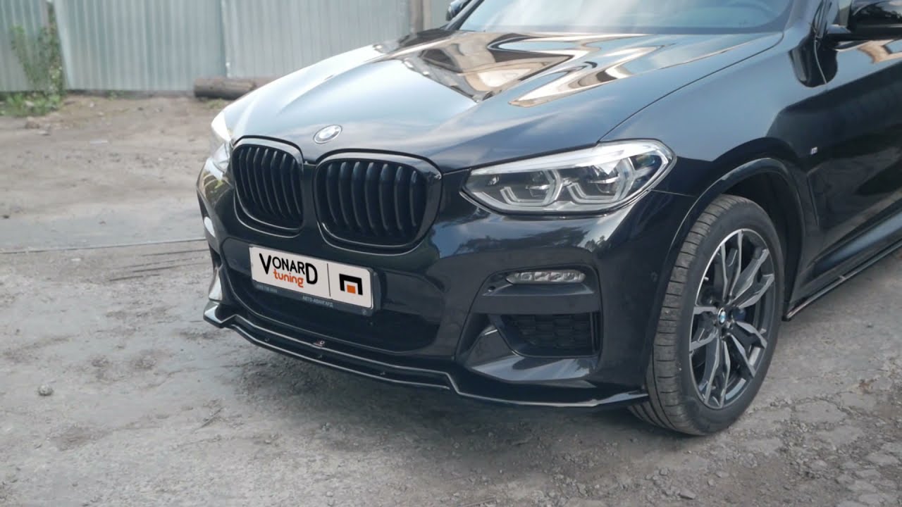 Сплиттер бампера - крутое дополнение внешнему виду Вашего BMW X3 G01 в M-pack от #MaxtonDesign