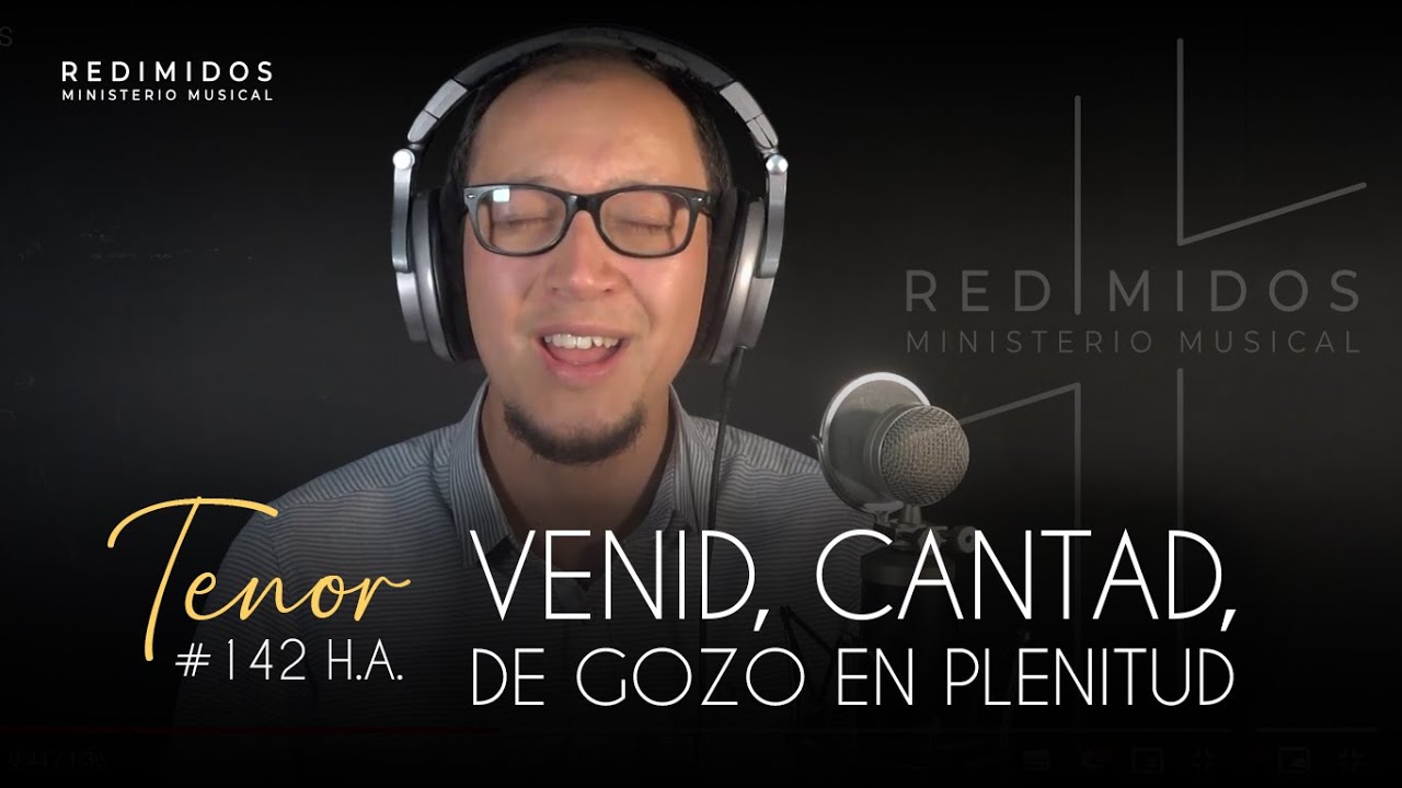 142. Venid, cantad, de gozo en plenitud - Kit vocal Tenor #himnarioadventista