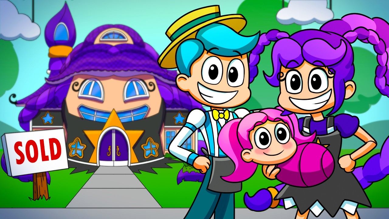 LILY LOVEBRAIDS Buys Her FIRST HOUSE! (Poppy Playtime Animation)