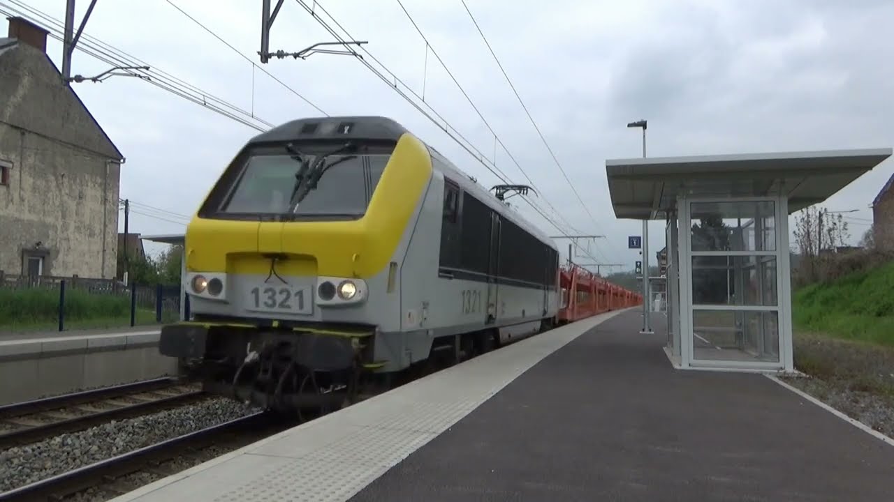 Trains déviés et fret à Franière 🇧🇪 - 29/4/2023