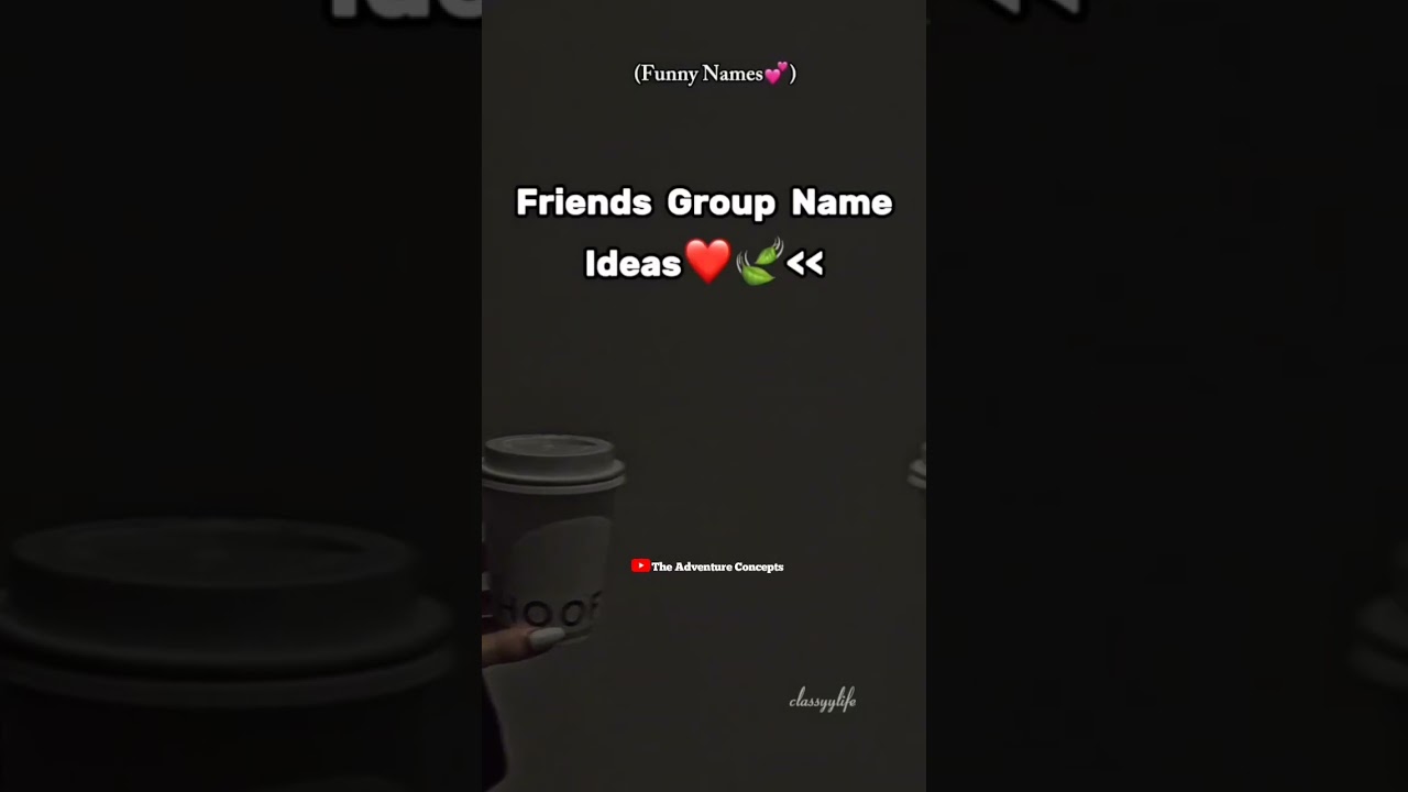 Friends👬Group Name Ideas❣️😇 #shorts #youtubeshorts
