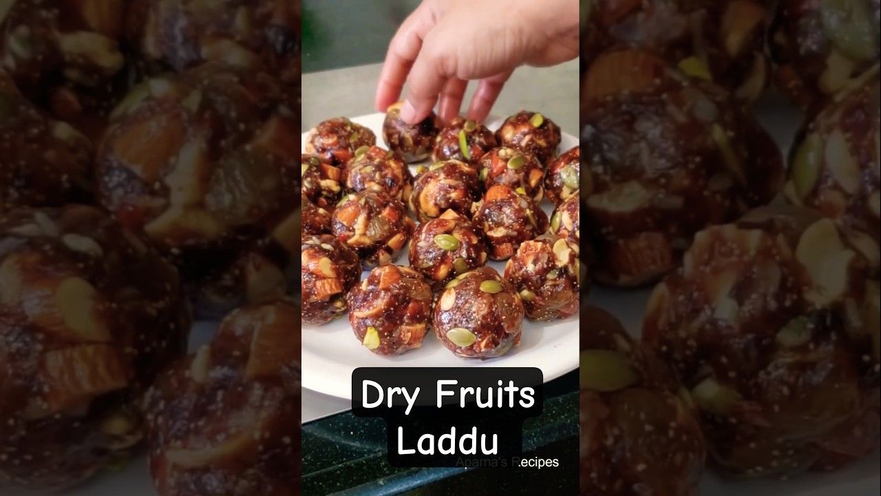 Perfect 1/2 kg Dry Fruits Laddu 👌 😋 #shortsvideo #recipe