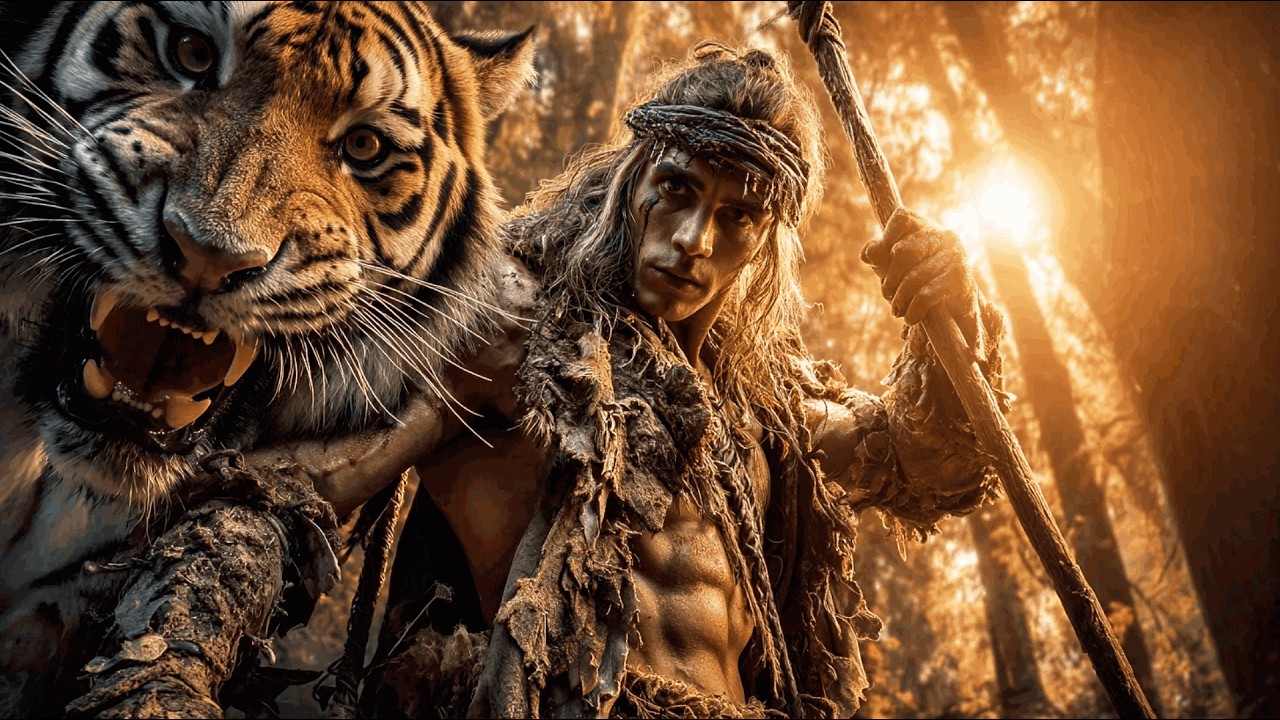 Ferocious Tiger Sneaks Up! The Sleeping Man Is A Hidden Martial Arts Master!