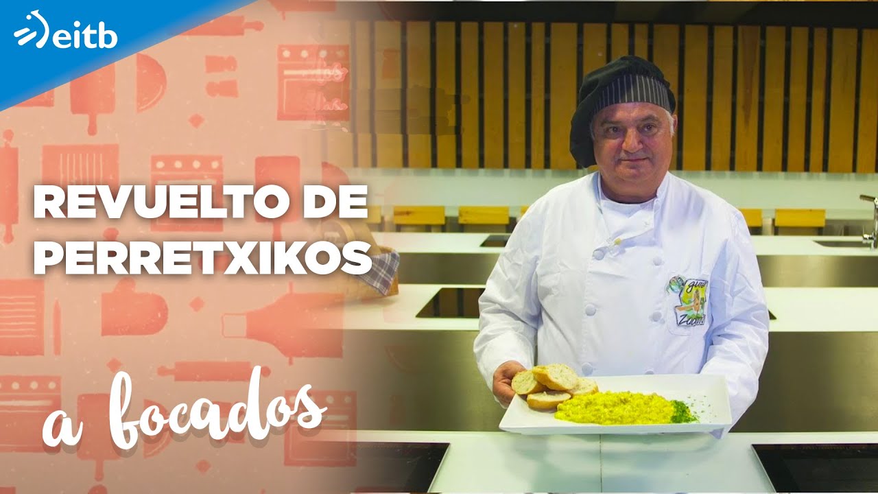 Bernabé nos prepara el plato favorito de San Prudencio, revuelto de perretxikos