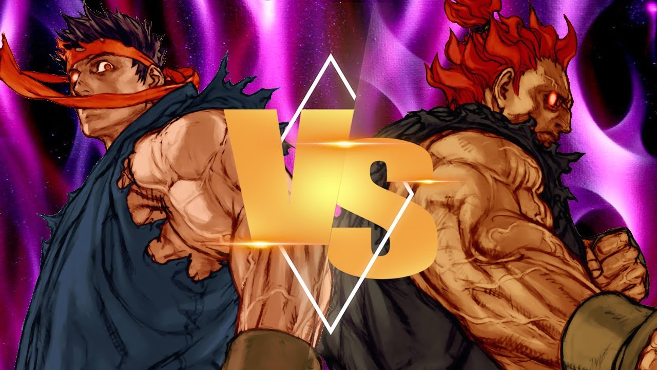 Evil Ryu VS Akuma (Sprite Animation Test)