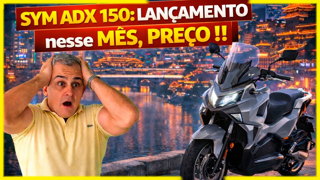 SYM ADX 150 CHEGOU !! DATA de LANÇAMENTO e PREÇO !!!