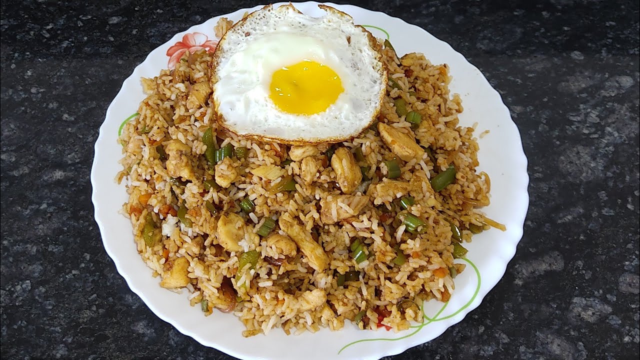 Chicken fried rice recipe | ಚಿಕನ್ ಫ್ರೈಡ್ ರೈಸ್ ರೆಸಿಪಿ | Easy chicken fried rice recipe | Fried rice |