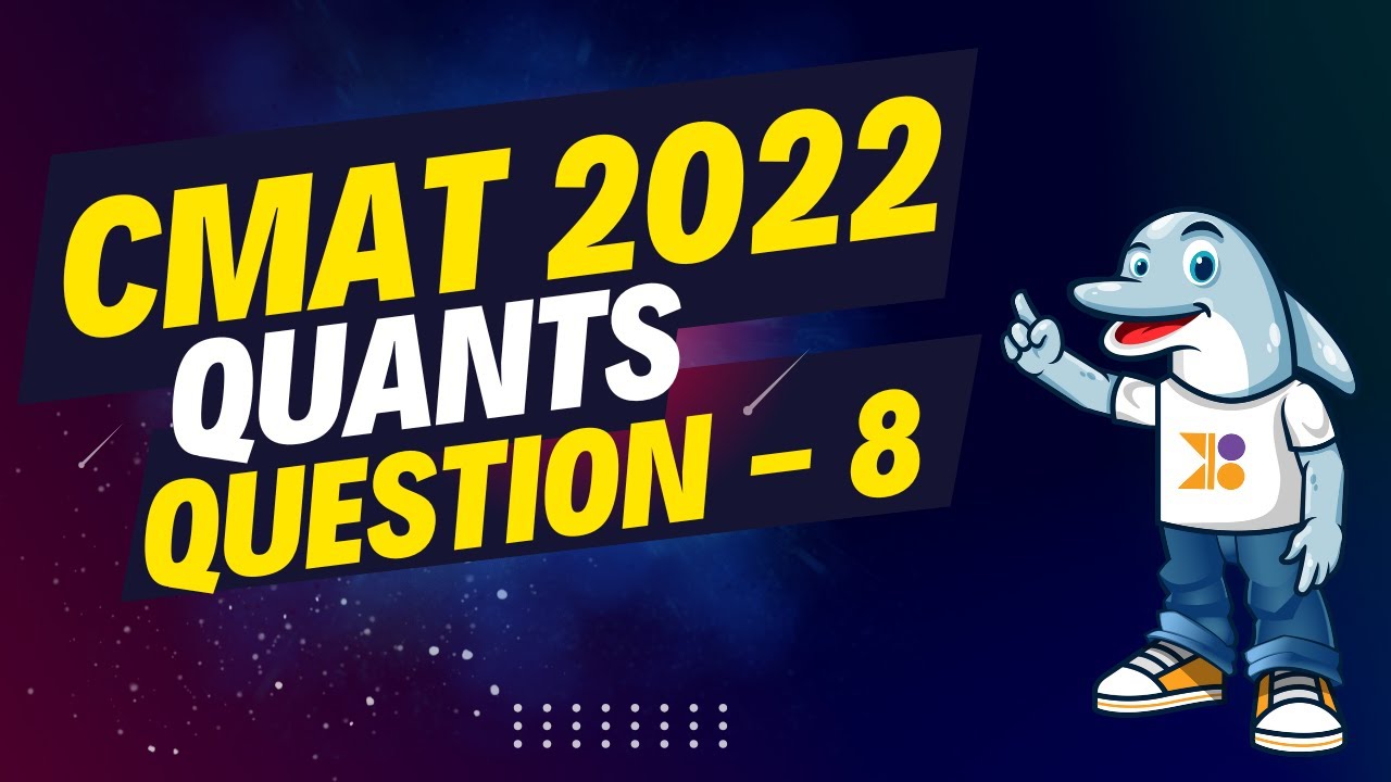 CMAT | CMAT 2022 Quants | Q8: Video Solution | #cmatprep #cmat #doubtpucho #cmatpreparation