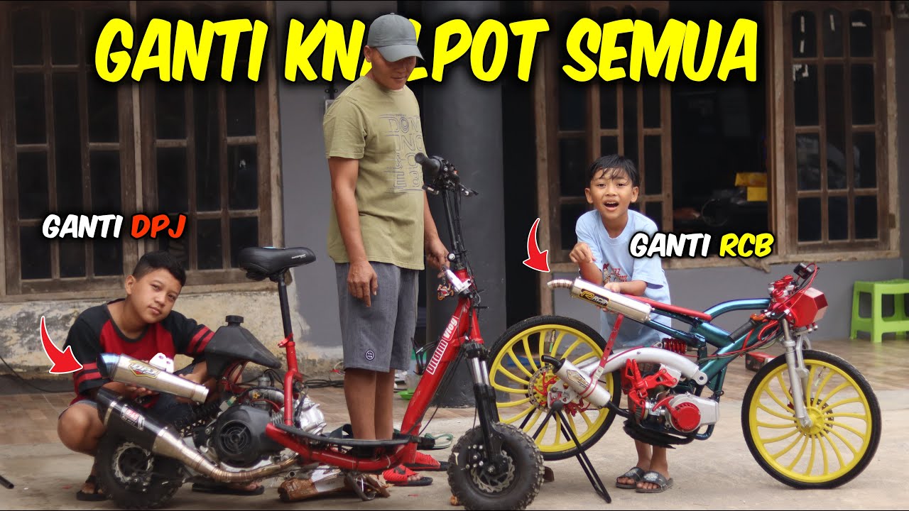 KEREN PARAH!! GANTI KNALP0T GOPED DAN SEPEDA DRAG DITDIM, REQUESAN KALIAN!!