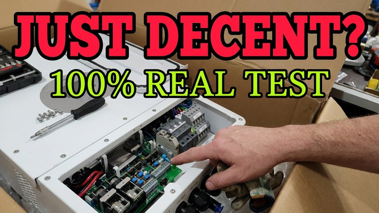 Unpacking and detailed review of 10 kW Deye, three-phase, double MPPT, just decent hybrid inverter
