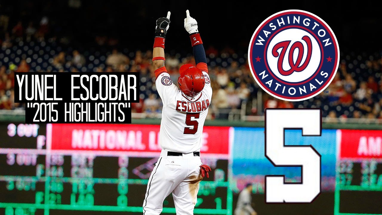 Yunel Escobar | 2015 Nationals Highlights ᴴᴰ
