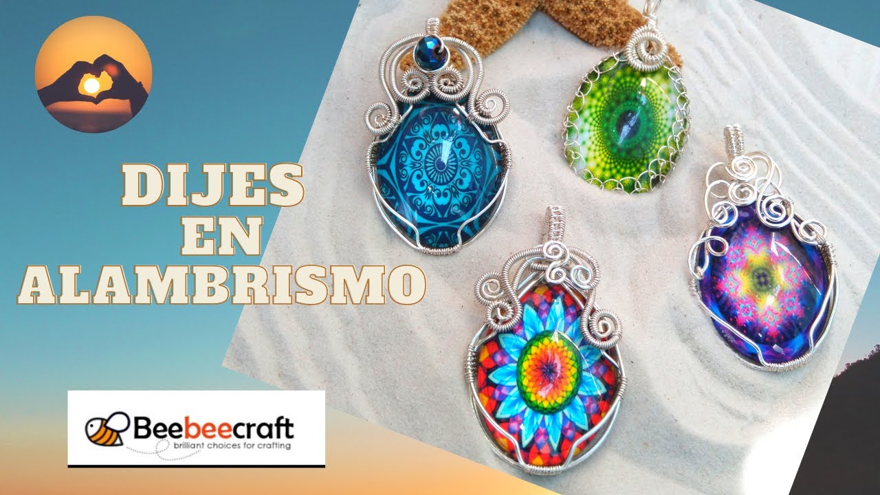 DIY Cabujones con Alambrismo para principiantes con BeeBeeCraft