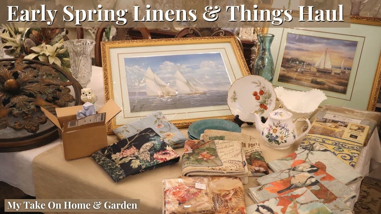 NEW Vintage Spring Decor Haul!!! - Amazon, Ebay & Yardsale Finds
