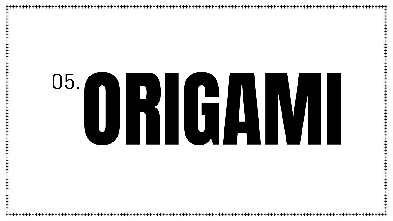 LON3R JOHNY - ORIGAMI (OFFICIAL LYRIC VIDEO)