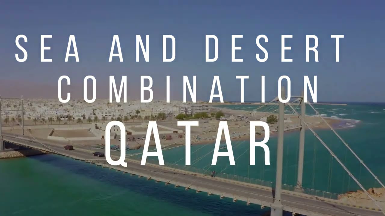 Discover Qatar's Inland Sea: Khor Al Adaid | Where Desert Meets Ocean | A UNESCO Marvel | 4K video