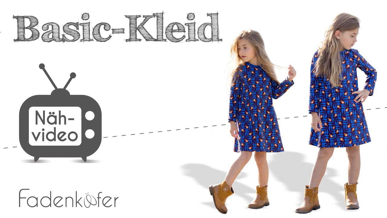 Basic Kleid für Kinder selber nähen