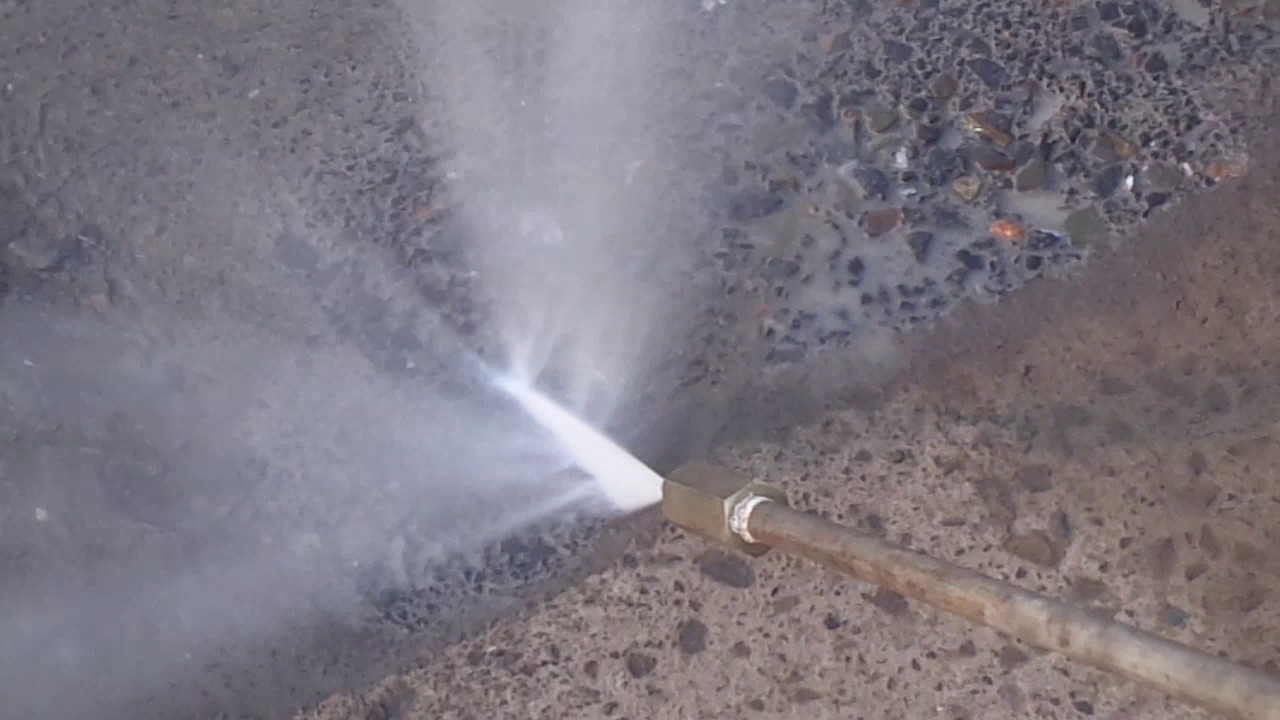 concrete surface roughing high pressure water jet 500bar