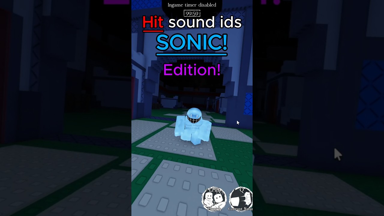 Hit sound ids Sonic edition || Forsaken #roblox #forsaken #forsakenroblox