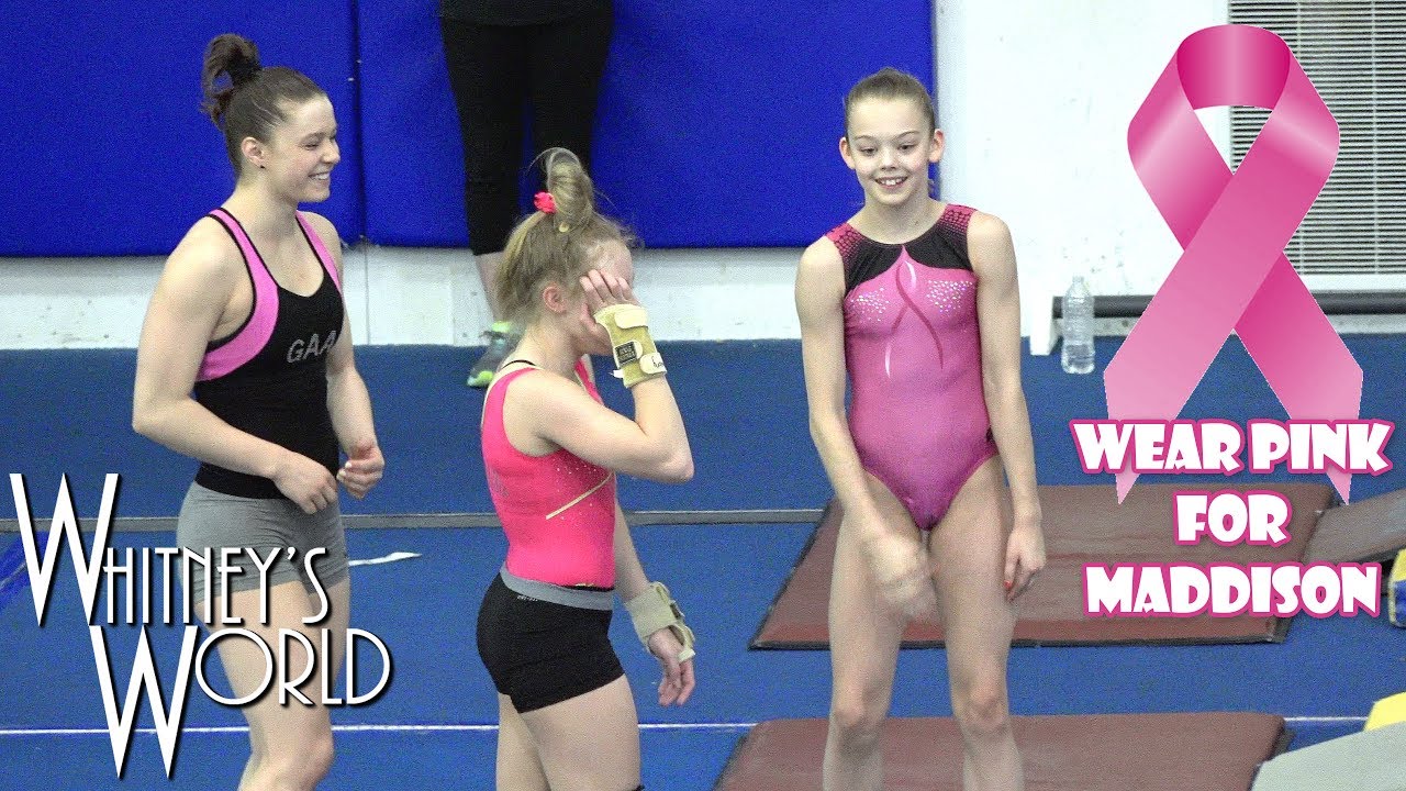 Whitney in the Gym | Wearing Pink for Maddison