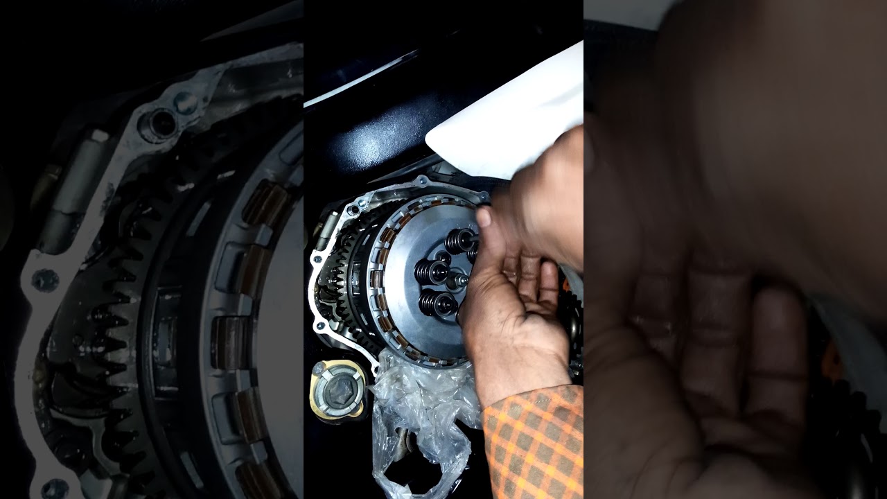 suzuki gsxr 1000 cc clutch plate change
