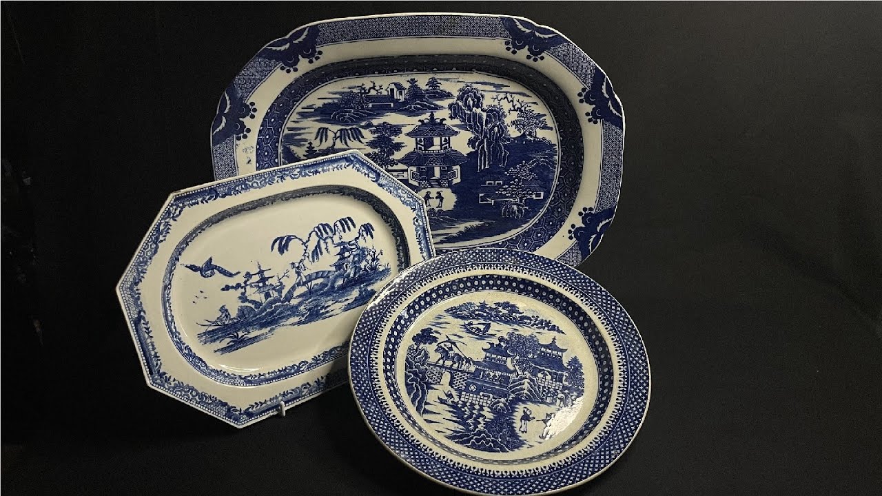 Blue & White Transferware - Early Plates